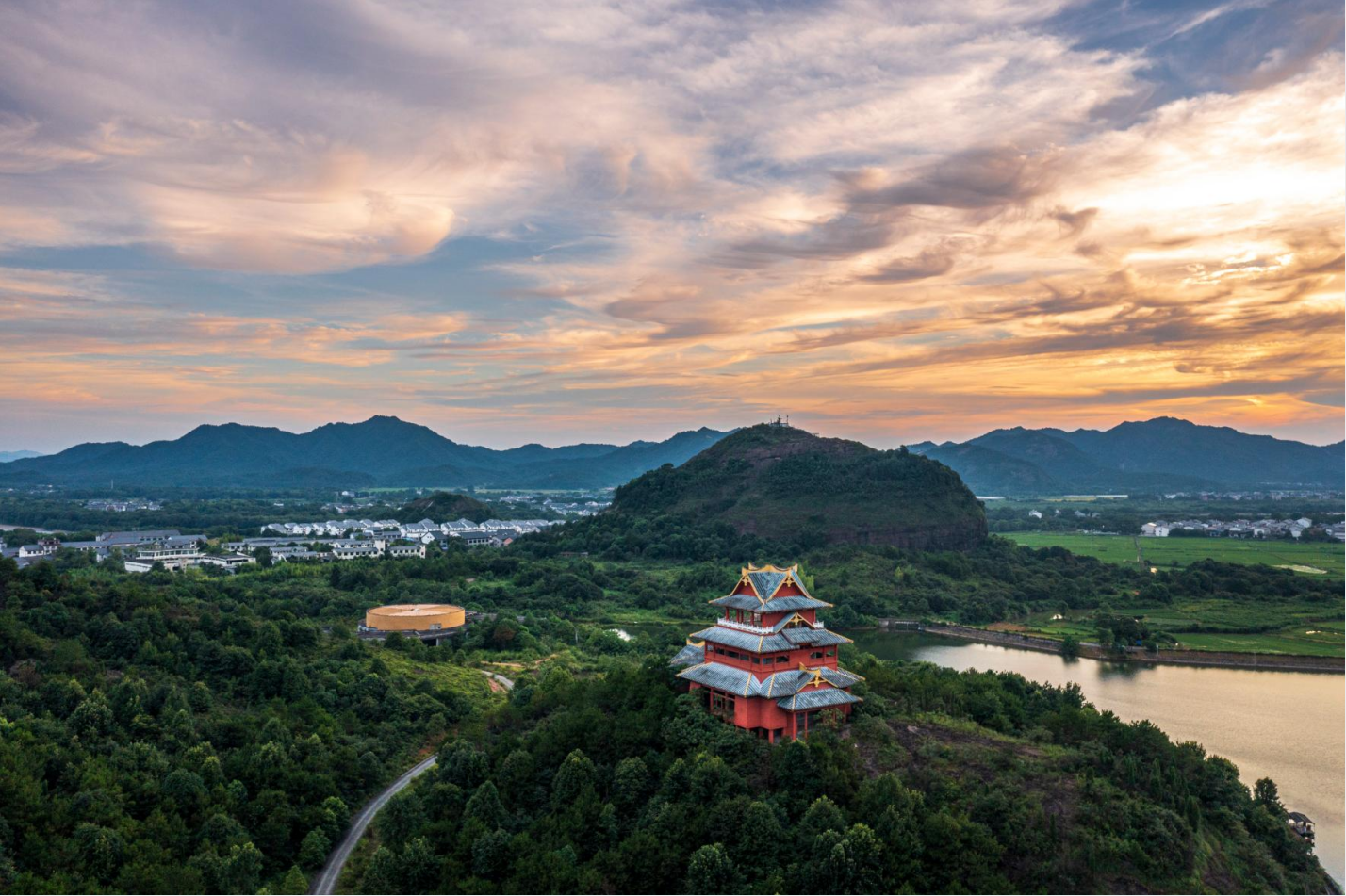 江西龙虎山全景图图片