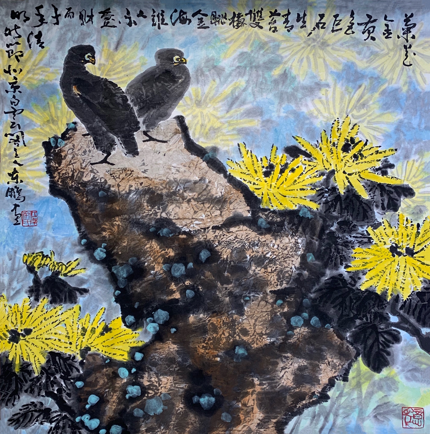 八旬画家徐东鹏画展在北海公园阐福寺隆重开幕