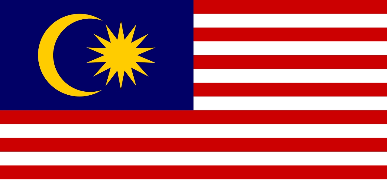 亚洲国家的位置与国旗