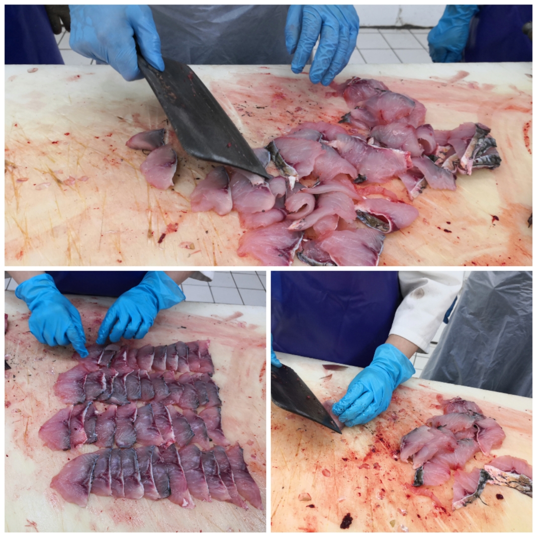 以赛代练以赛促训强化技能展示风采记杨汊湖店鱼肉分割大比拼