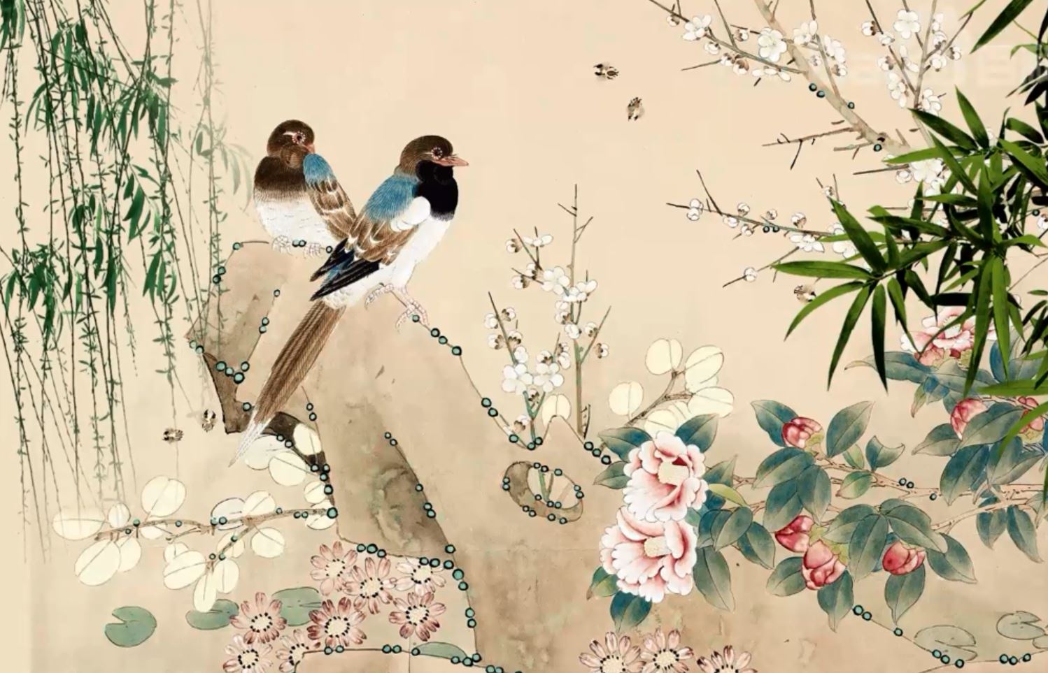 宋词朗诵蝶恋花六曲阑干偎碧树晏殊