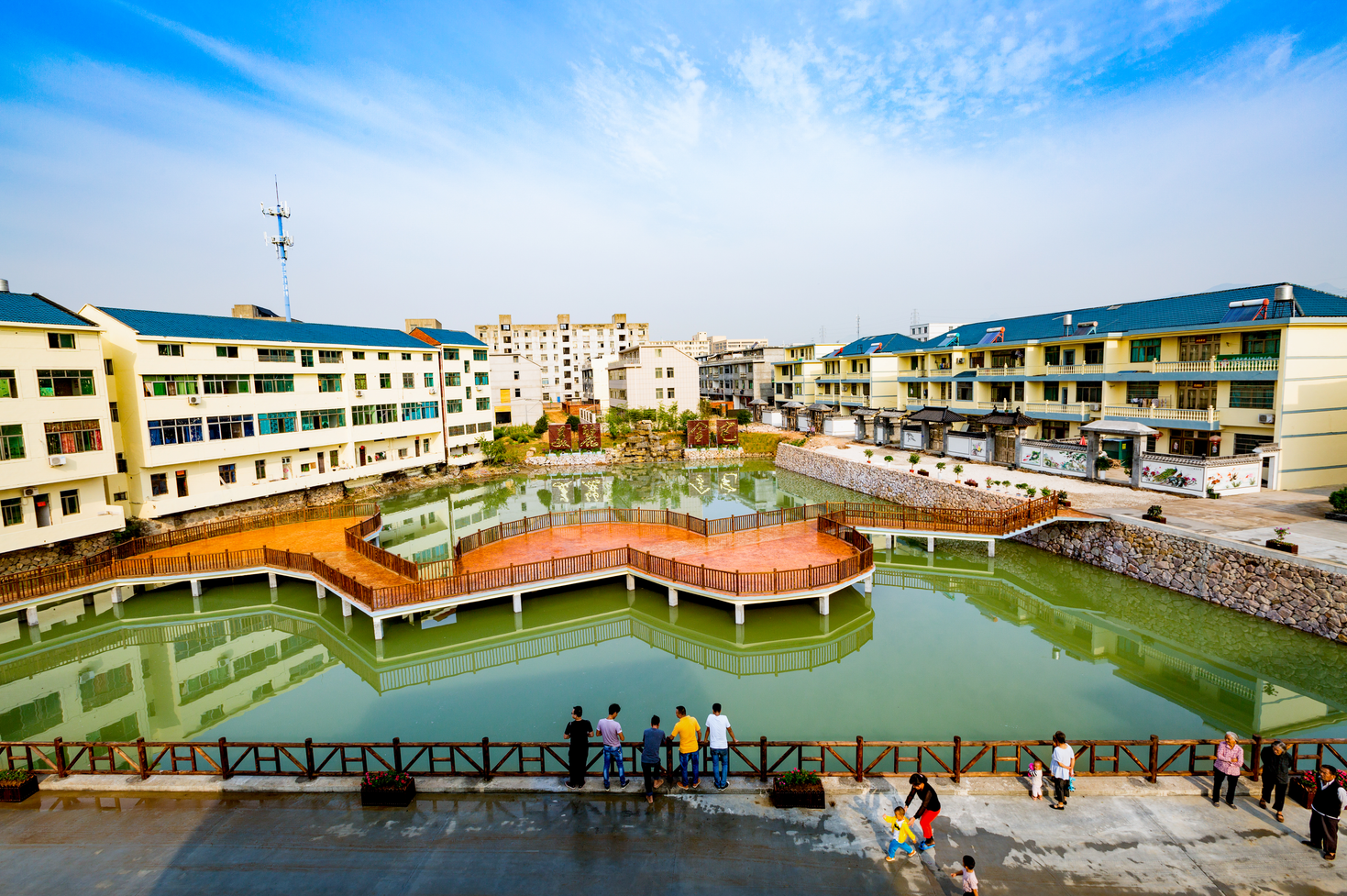 【美丽乡村】美化池塘