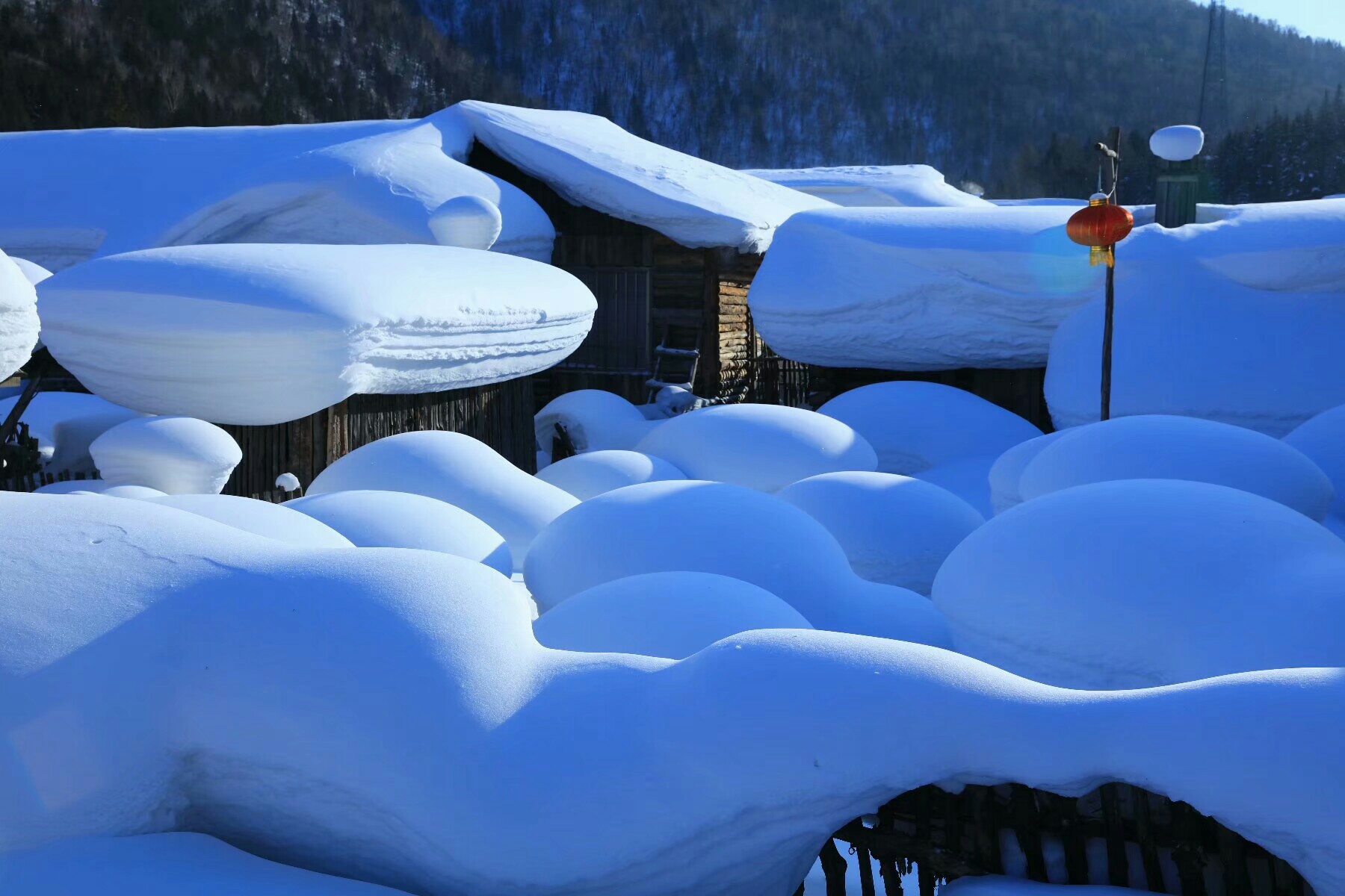 牡丹江海林林業局雙峰林場雪鄉