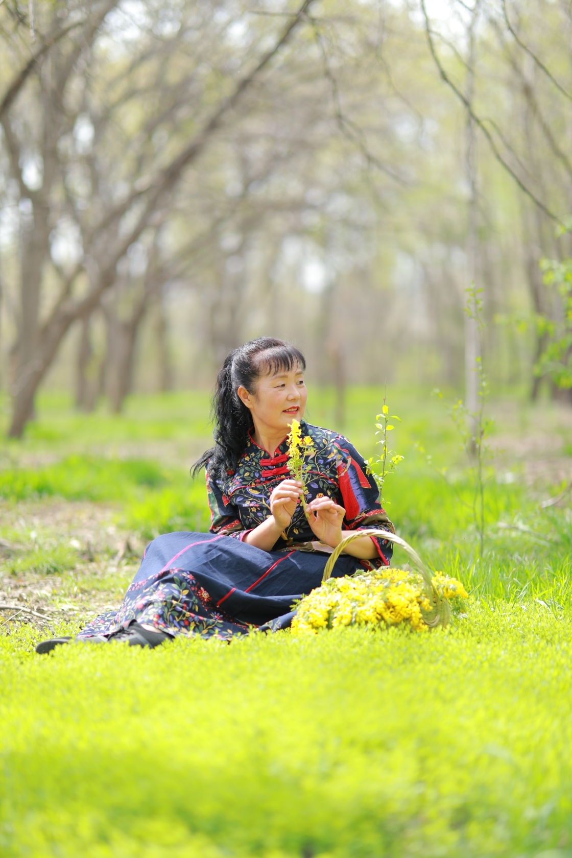 (原片外景人像摄影)春花