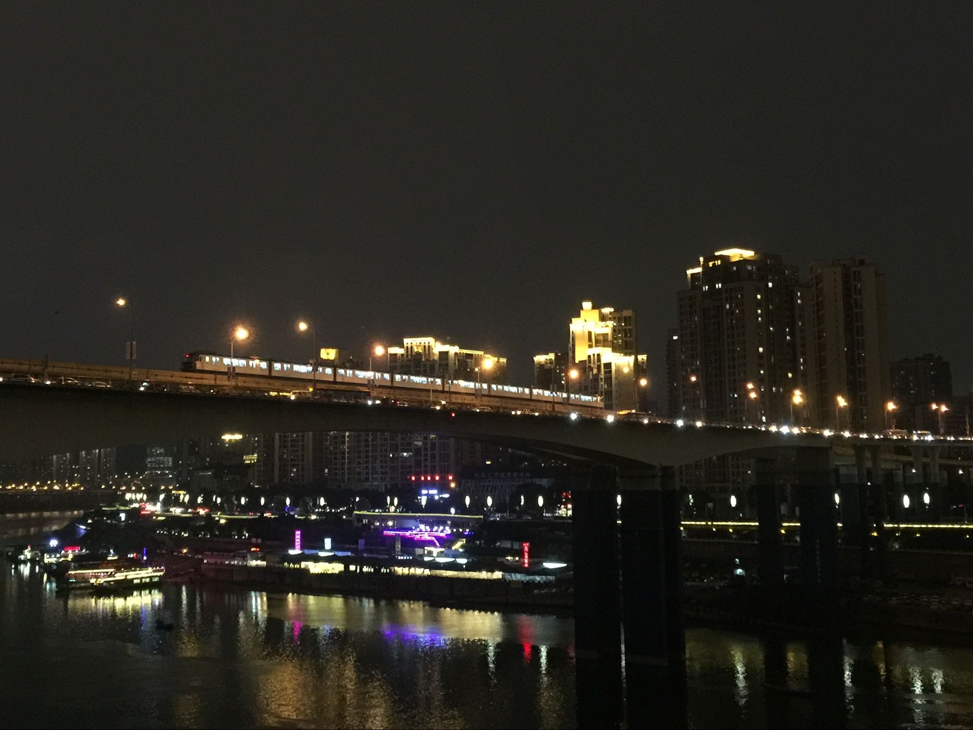 重慶牛角沱夜景